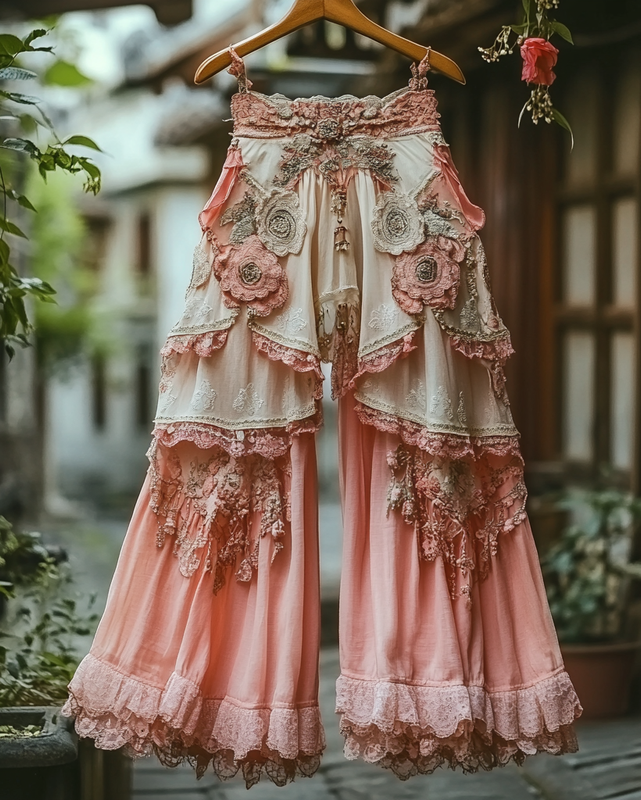 Summer Holiday Lace Handmade pants d8c4