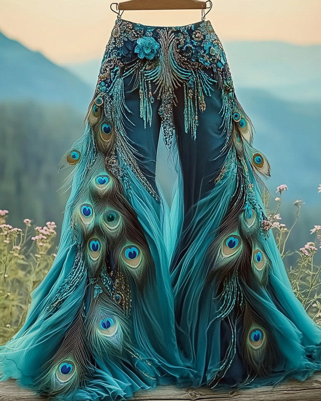 Summer Holiday Lace Hand-Embroidered Patchwork Pants 7e83