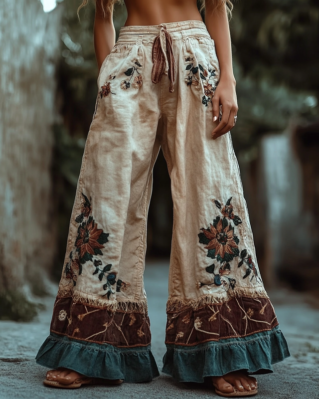 Vintage Loose Casual Pants 09c2