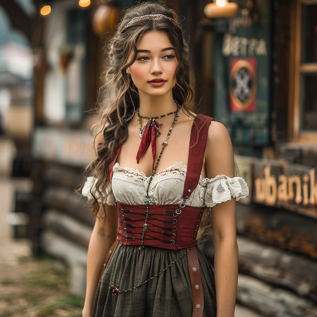 Women's Retro Western Style Short Top Camisole