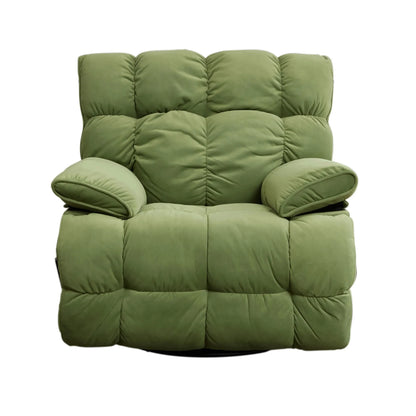 Luxurious reclining chair, glider rocker recliner with cloud-like comfort, single lazy sofa