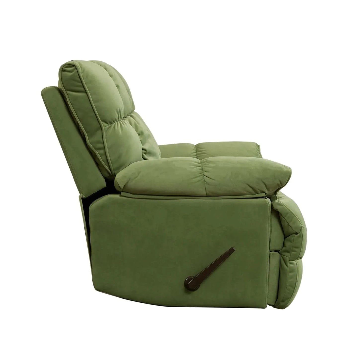 Luxurious reclining chair, glider rocker recliner with cloud-like comfort, single lazy sofa