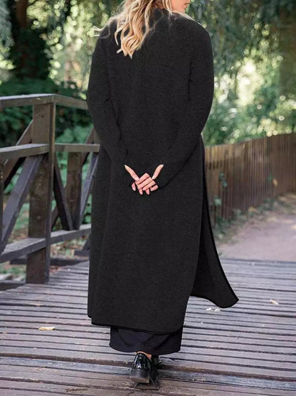 Women's Autumn Padded Long Knit Dress
