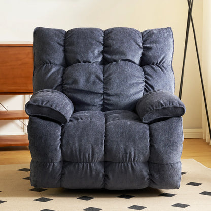 Luxurious reclining chair, glider rocker recliner with cloud-like comfort, single lazy sofa
