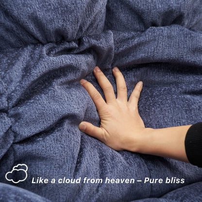 Luxurious reclining chair, glider rocker recliner with cloud-like comfort, single lazy sofa