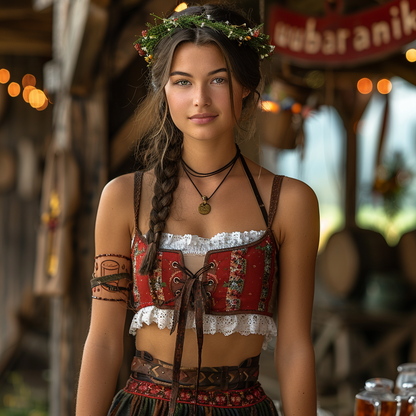 Women's Retro Western Style Short Top Camisole