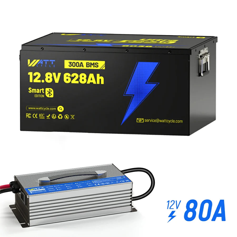 【🏅Prime Day Early Access】12V 628Ah Ultra Lithium Battery with Bluetooth
