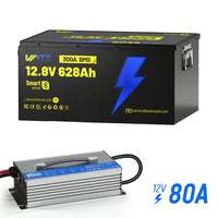 Battery + Charger (12V 80A)