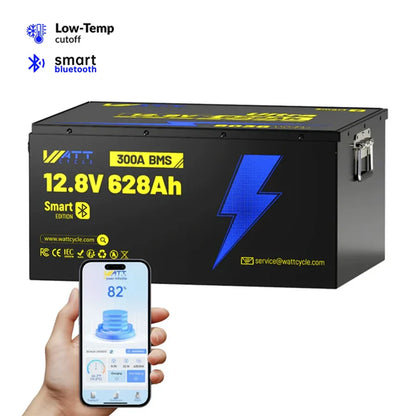 【🏅Prime Day Early Access】12V 628Ah Ultra Lithium Battery with Bluetooth