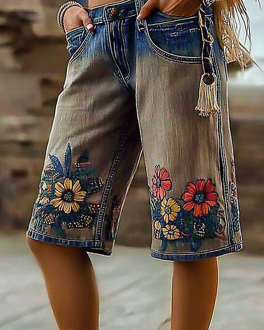 Vintage Loose Casual Shorts Jorts ddf2